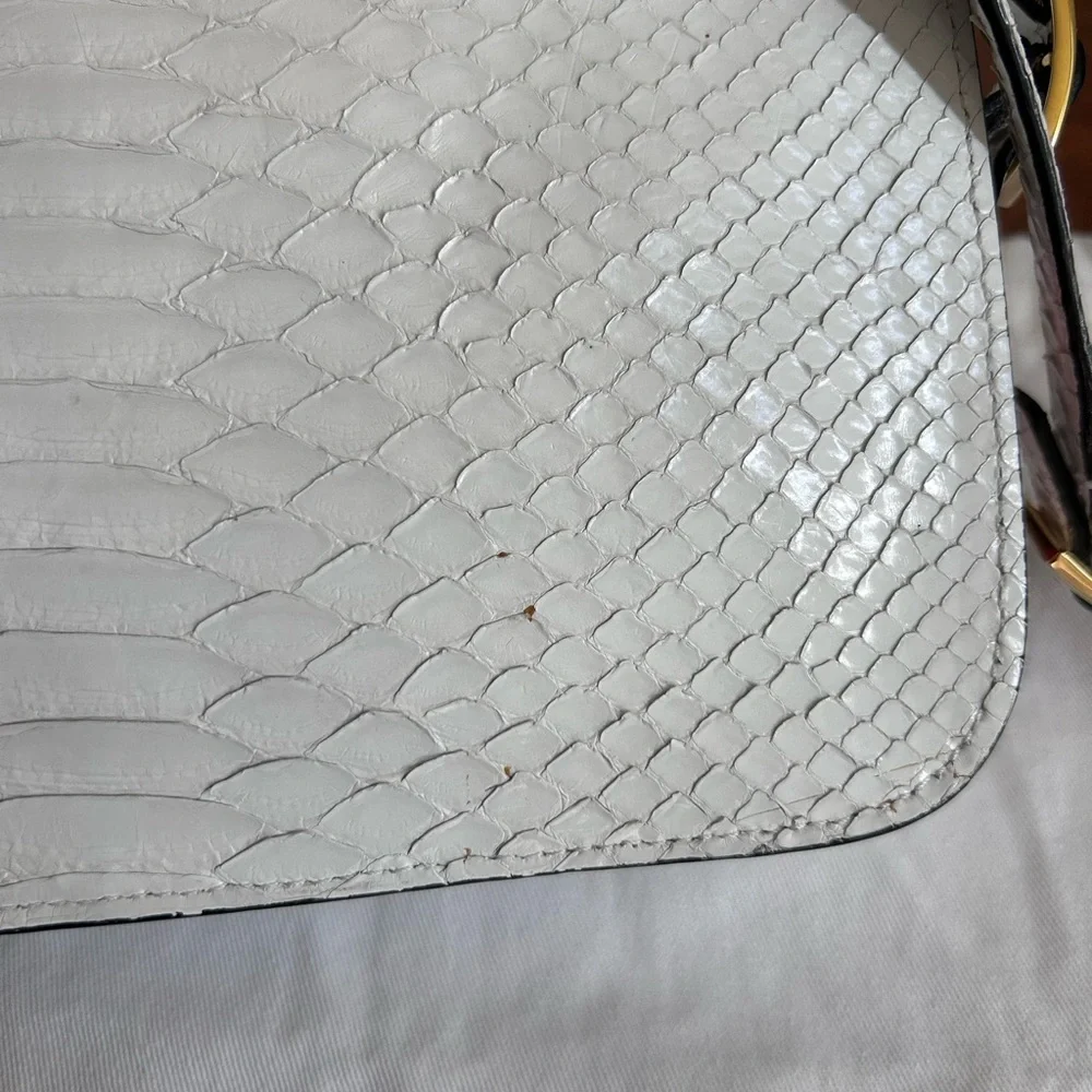 NWT The Marc Jacobs Embroidery Opulent Python Handbag -Read Description- - Picture 11 of 17